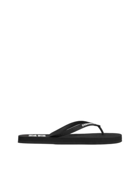 DSQUARED2 upside down Thong dtrap flip flops