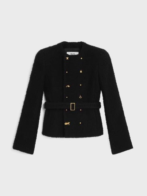 CELINE jacket IN cashmere and wool natté