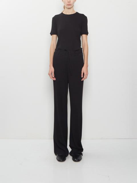 SETCHU Washable Cashmere Slim Pijama Pants — Black