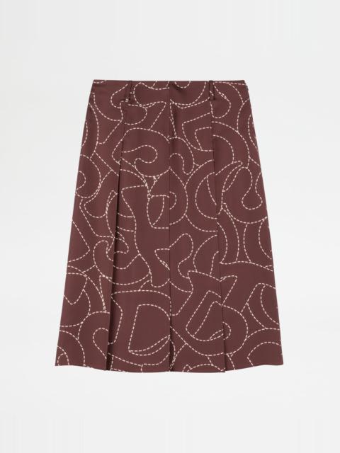 Tod's SKIRT IN SILK