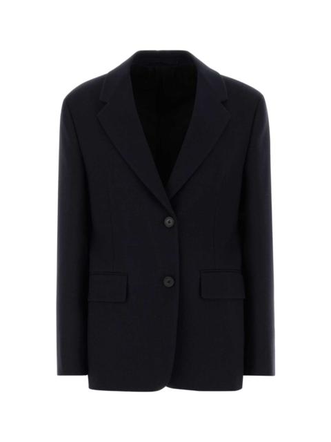Prada Midnight Blue Wool Blazer