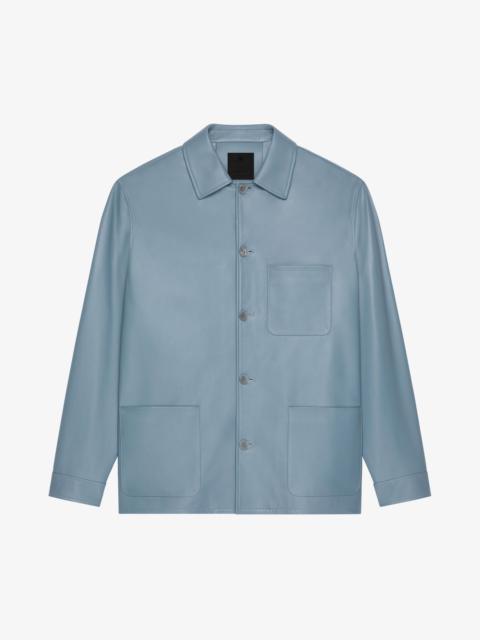 Givenchy OVERSHIRT IN LEATHER