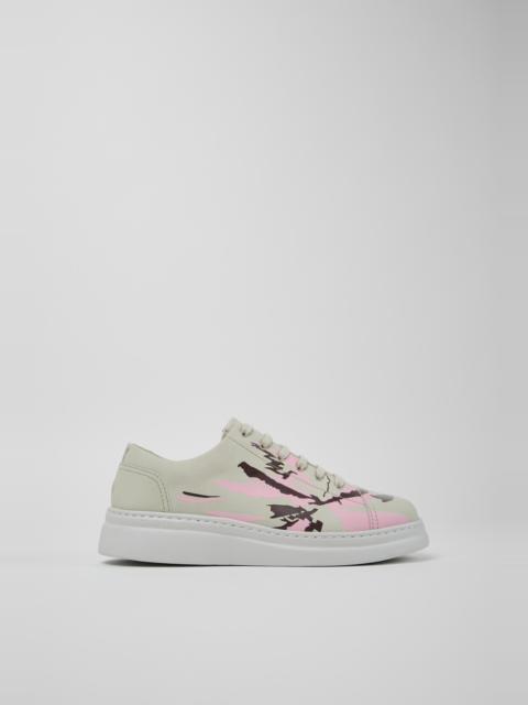 CAMPER Twins Multicolor Recycled Leather Sneakers for Women.