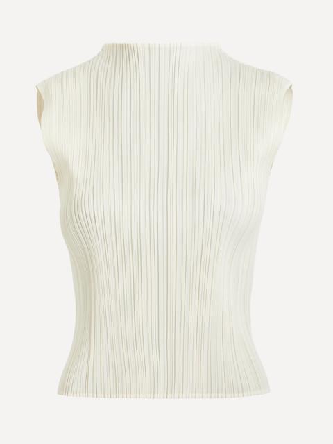 Pleats Please Issey Miyake MONTHLY COLOURS: AUGUST Pleated Sleeveless Top