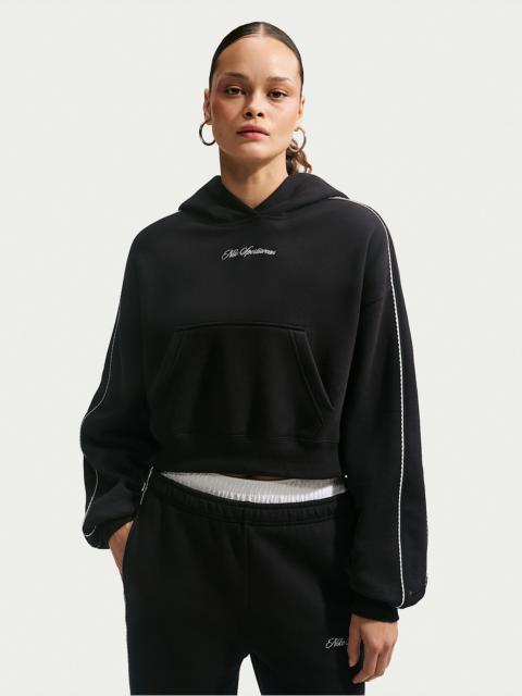 Nike Nike Studio Fleece Medium Weight "Graphic Pack" Women's Cropped Pullover Hoodie