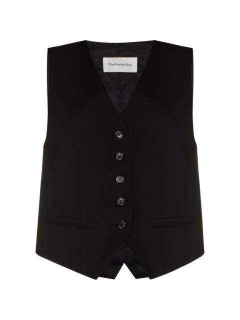 The Frankie Shop Gelso single-breasted waistcoat