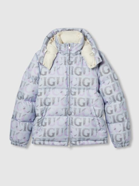 Nylon puffer jacket