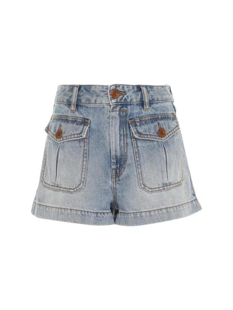 Zimmermann DENIM MINI SHORT