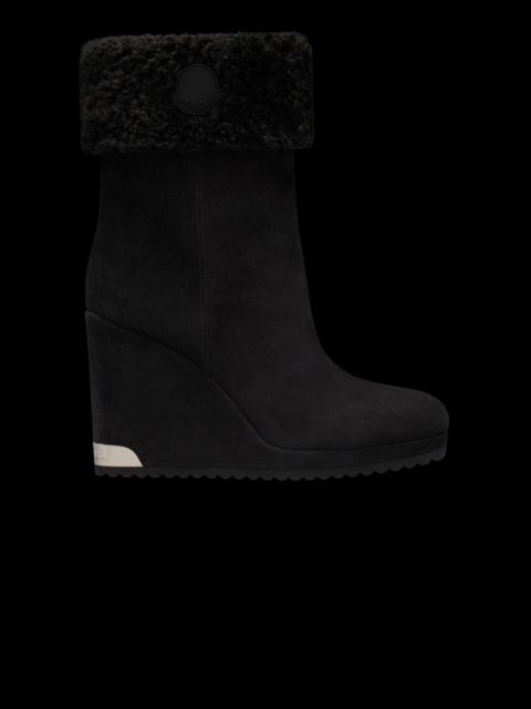 Moncler W Short Wedge Boots