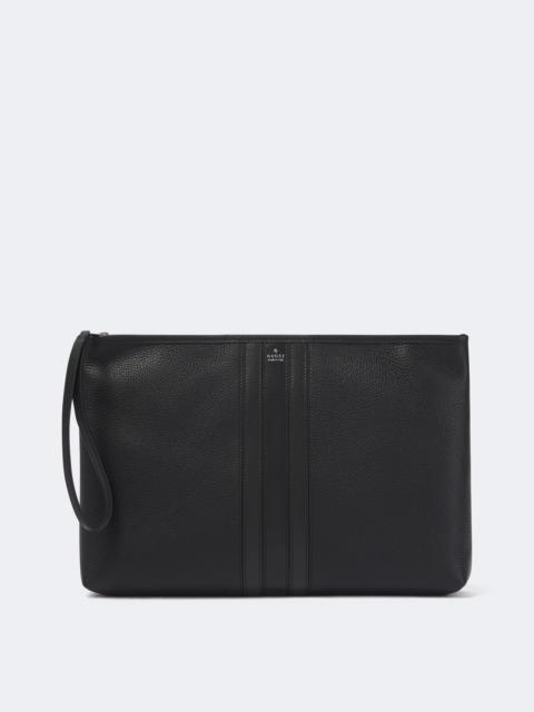 GUCCI Medium leather pouch
