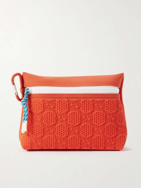 Diver Logo-Embossed Shell Pouch