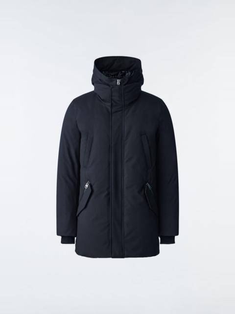 MACKAGE EDWARD 2-in-1 down coat with removable hooded bib for men