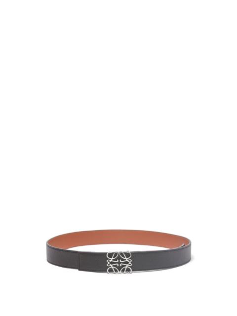 Loewe Reversible Anagram belt in soft grained calfskin and smooth calfskin