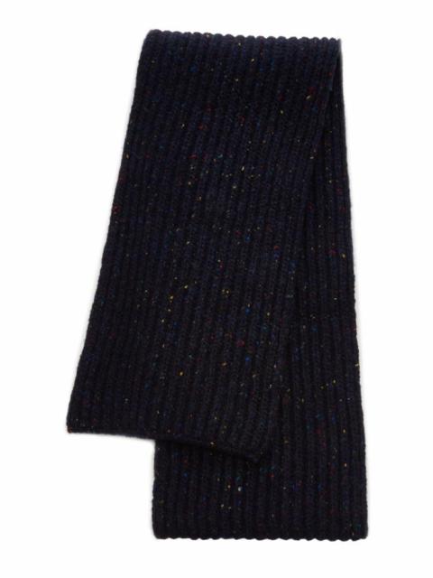 GABRIELA HEARST Ruben Scarf in Navy Speckle Cashmere