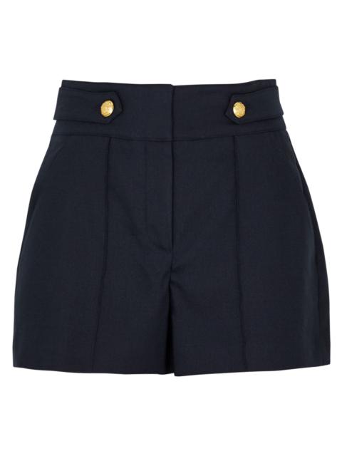 Runo linen-blend shorts