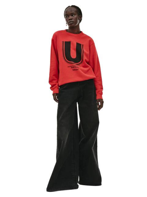 UNDERCOVER BODHI SVAHA SWEATSHIRT IN RED