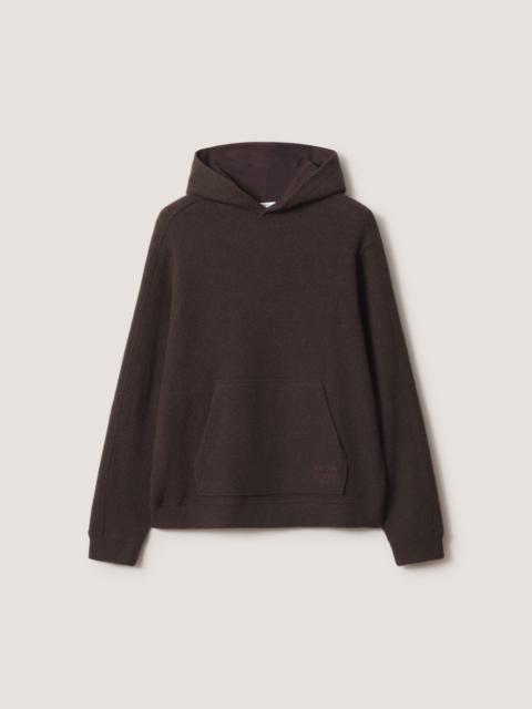 Maison Kitsuné WOOL BLEND FLEECE COMFORT HOODIE