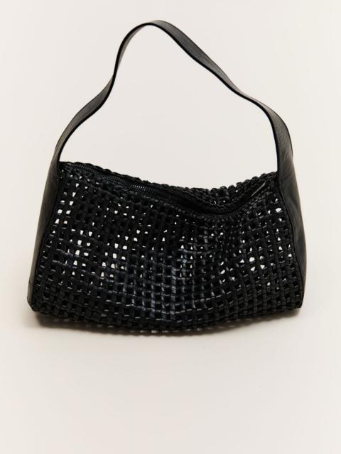 ST. AGNI Macrame Mesh Bag - Black