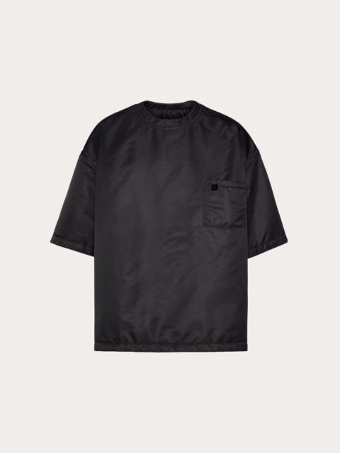 Valentino NYLON T-SHIRT WITH STUD DETAIL