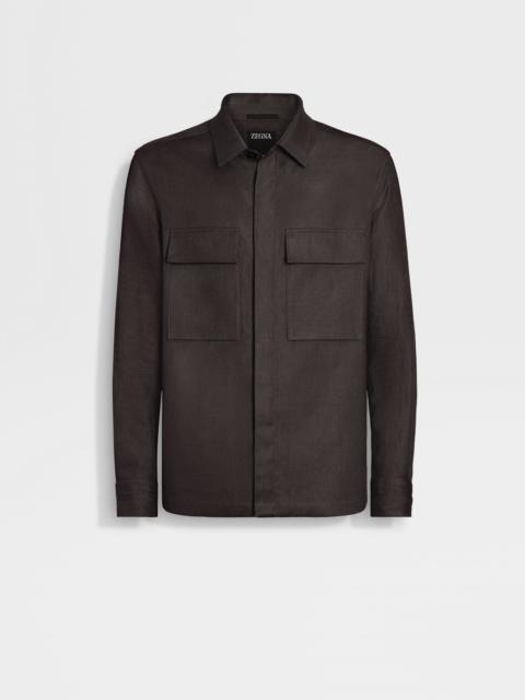 ZEGNA OASI LINO OVERSHIRT