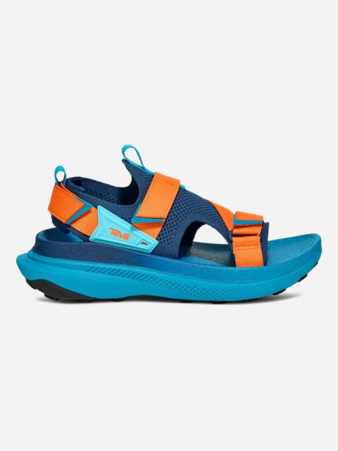 Teva Men's Aventrail Trail Running Sandal in Navy/Orange