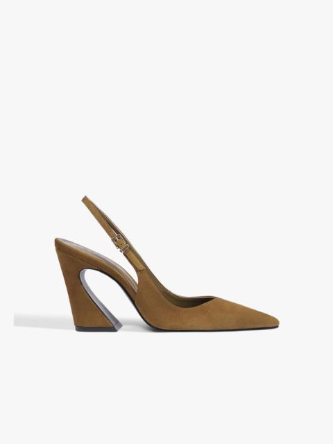 SCHUTZ Lexi Sling Block Suede Pump