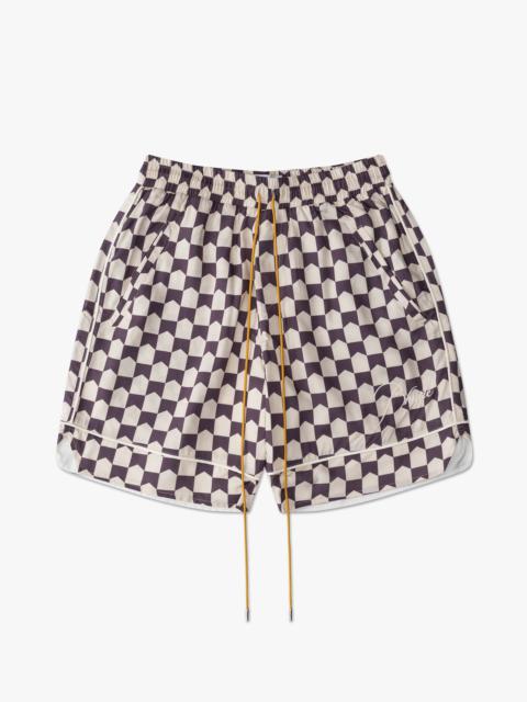 Rhude CHECKERED PJ SHORT