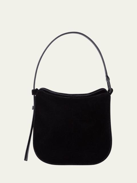 AKRIS Anna Mini Velvet Hobo Bag