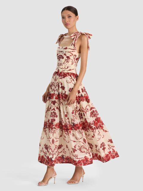 Alice + Olivia HAVEN FLARED MAXI DRESS