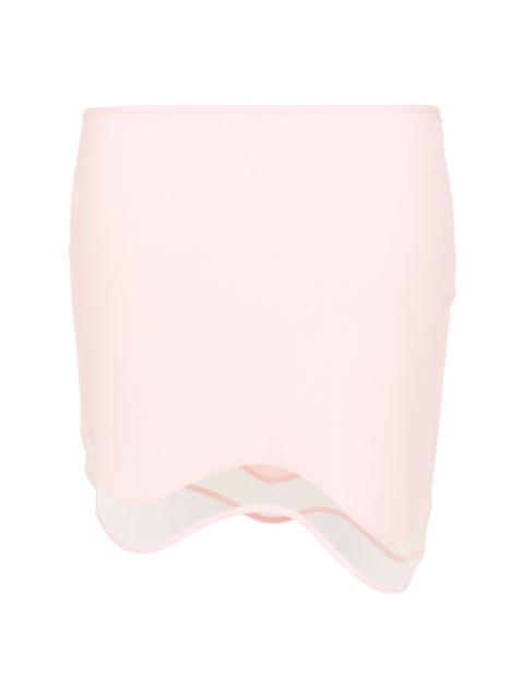 Heartbeat mini skirt