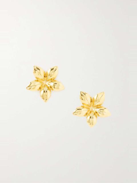 Gold-tone earrings