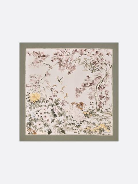 【DIOR】Dioramour Coeur des Curiosites 70 スクエアスカーフ Dior Dioramour Cœur des Curiosités 70 Square Scarf | REVERSIBLE