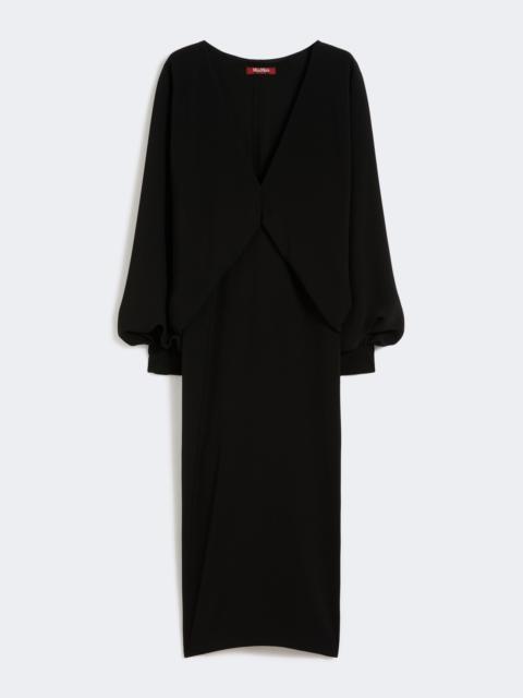 Max Mara Lightweight cady dress - BLACK