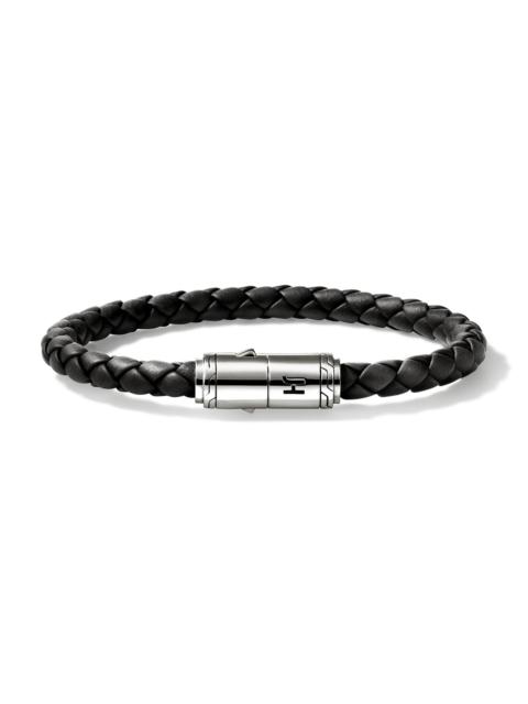 JOHN HARDY Men's Sterling Silver & Leather Bracelet - Black