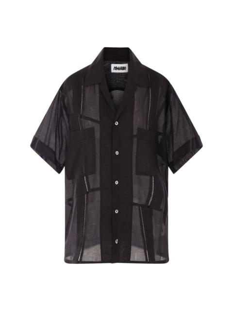 Tシャツ・カットソー Magliano SS25 Black cotton Broken shirt (T28019922 99) Benetton_22AI_22A3T99J3750G_10