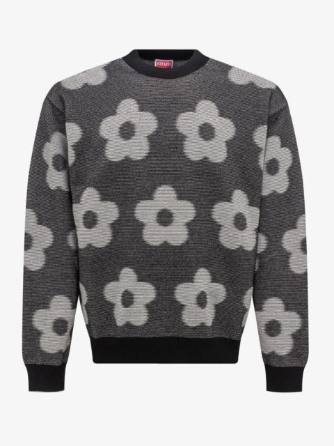 KENZO Kenzo Black Flower Spot Sweater