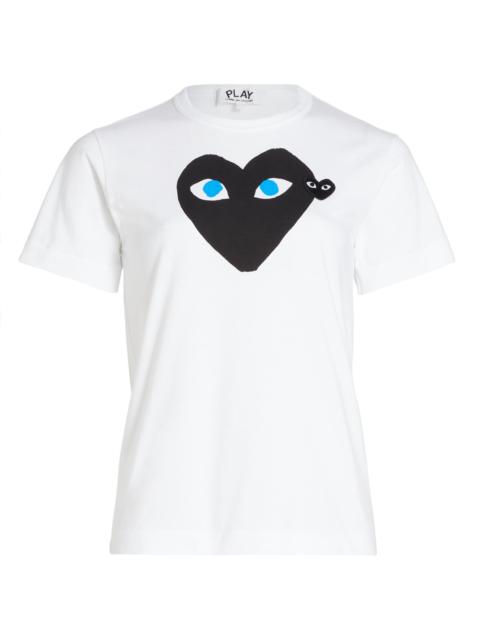Comme des Garçons PLAY Women's Heart Logo Graphic T-Shirt - White