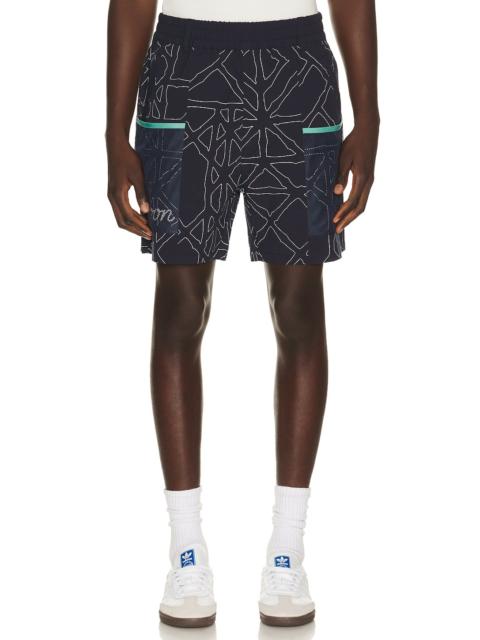 malbon Mesh Basket Shorts