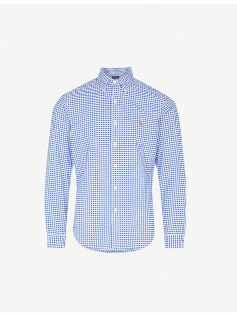 Polo Ralph Lauren Long-sleeved button-down slim-fit cotton Oxford shirt