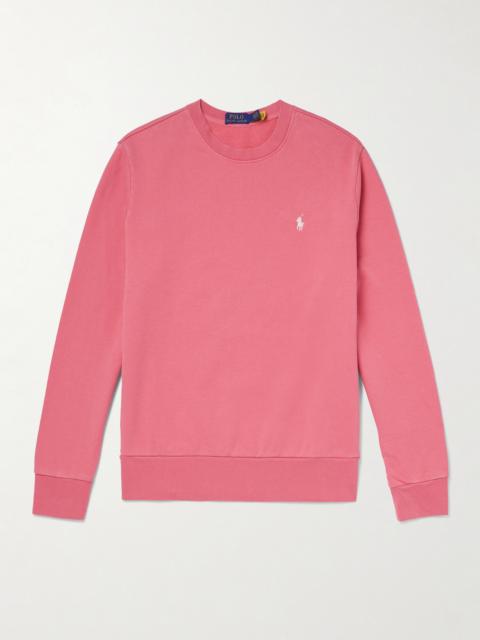 Polo Ralph Lauren Logo-Embroidered Cotton-Jersey Sweatshirt
