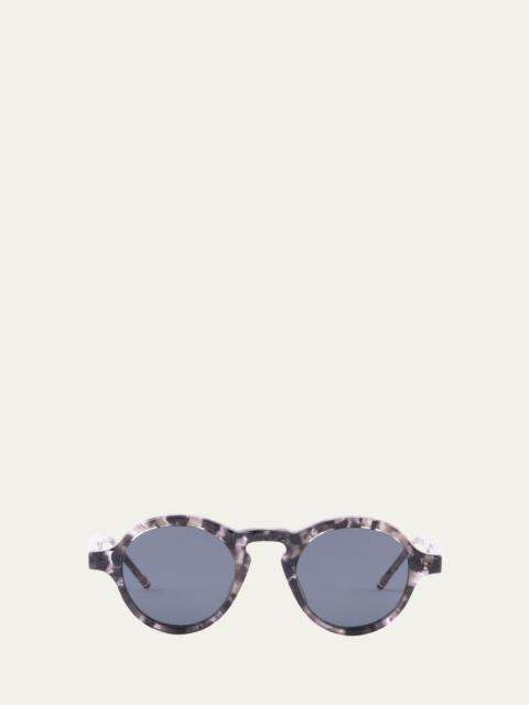 Thom Browne Men's Acetate Round Sunglasses