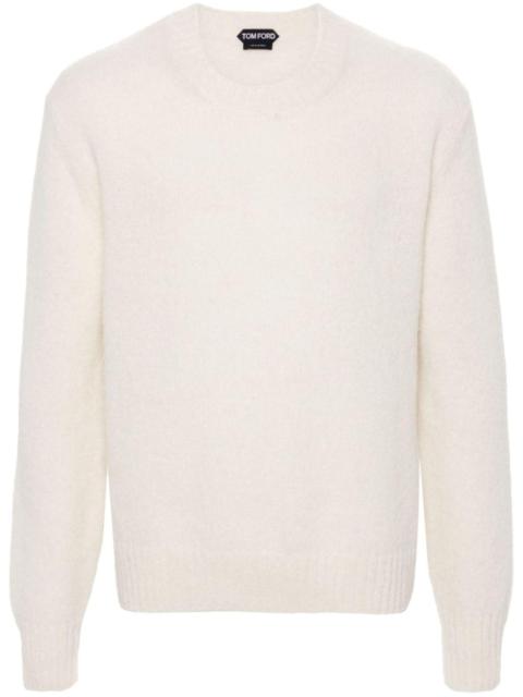 TOM FORD brushed crew-neck jumper