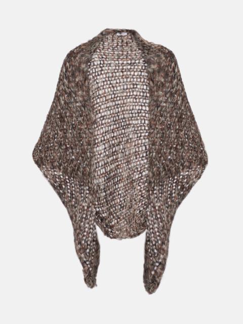 Brunello Cucinelli Mohair-blend poncho