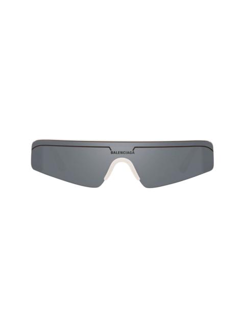 Ski rectangle-frame sunglasses