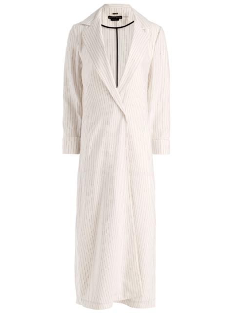 Alice + Olivia SHELIA LINEN MAXI BLAZER
