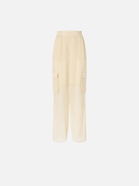 PINKO LIGHTWEIGHT TROUSERS WITH CARGO POCKETS