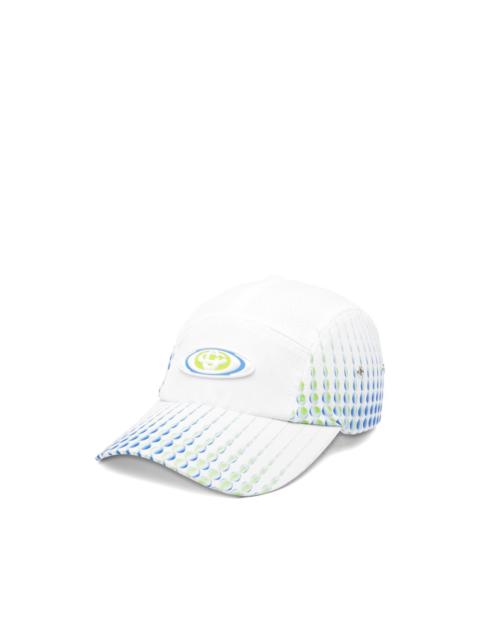 CASABLANCA logo-appliqué patterned baseball cap