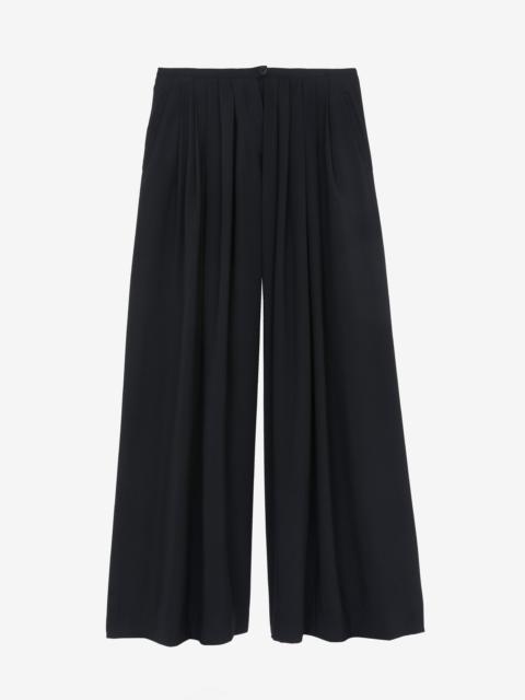 The Frankie Shop Sloane Wide Leg Trousers - Black