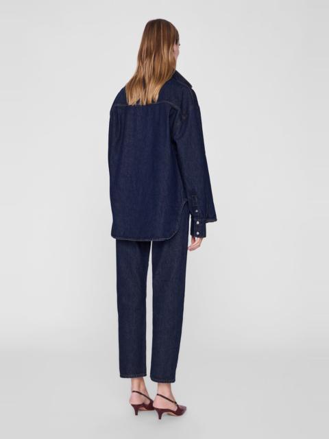 ANINE BING Samy Shirt - Unwashed Blue