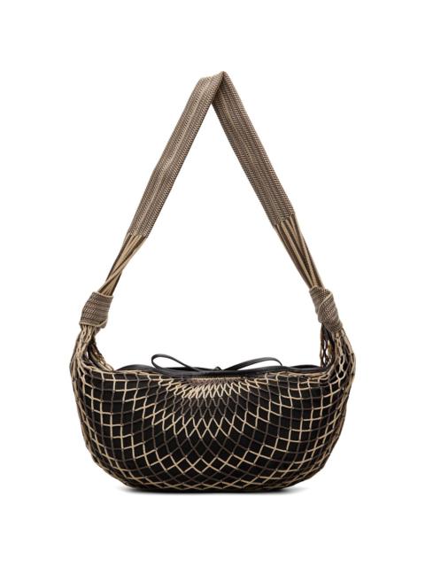 Lemaire Beige & Brown Croissant Filt Bag